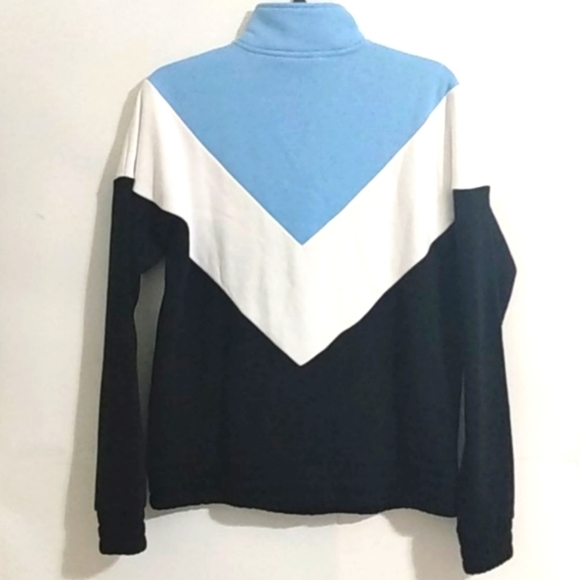 FILA NWOT PULLOVER COLORBLOCK LONG SLEEVE FLEECE SWEATSHIRT SIZE MEDIUM - Picture 9 of 10